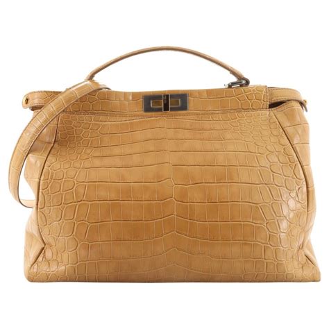 fendi peekaboo ever go on sale|Fendi peekaboo crocodile.